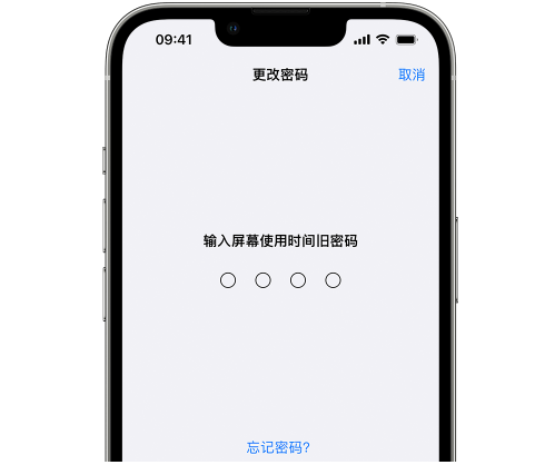 九所镇iPhone屏幕维修分享iPhone屏幕使用时间密码忘记了怎么办 