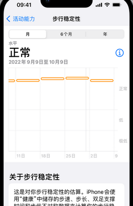 九所镇iPhone手机维修如何在iPhone开启'步行稳定性通知'